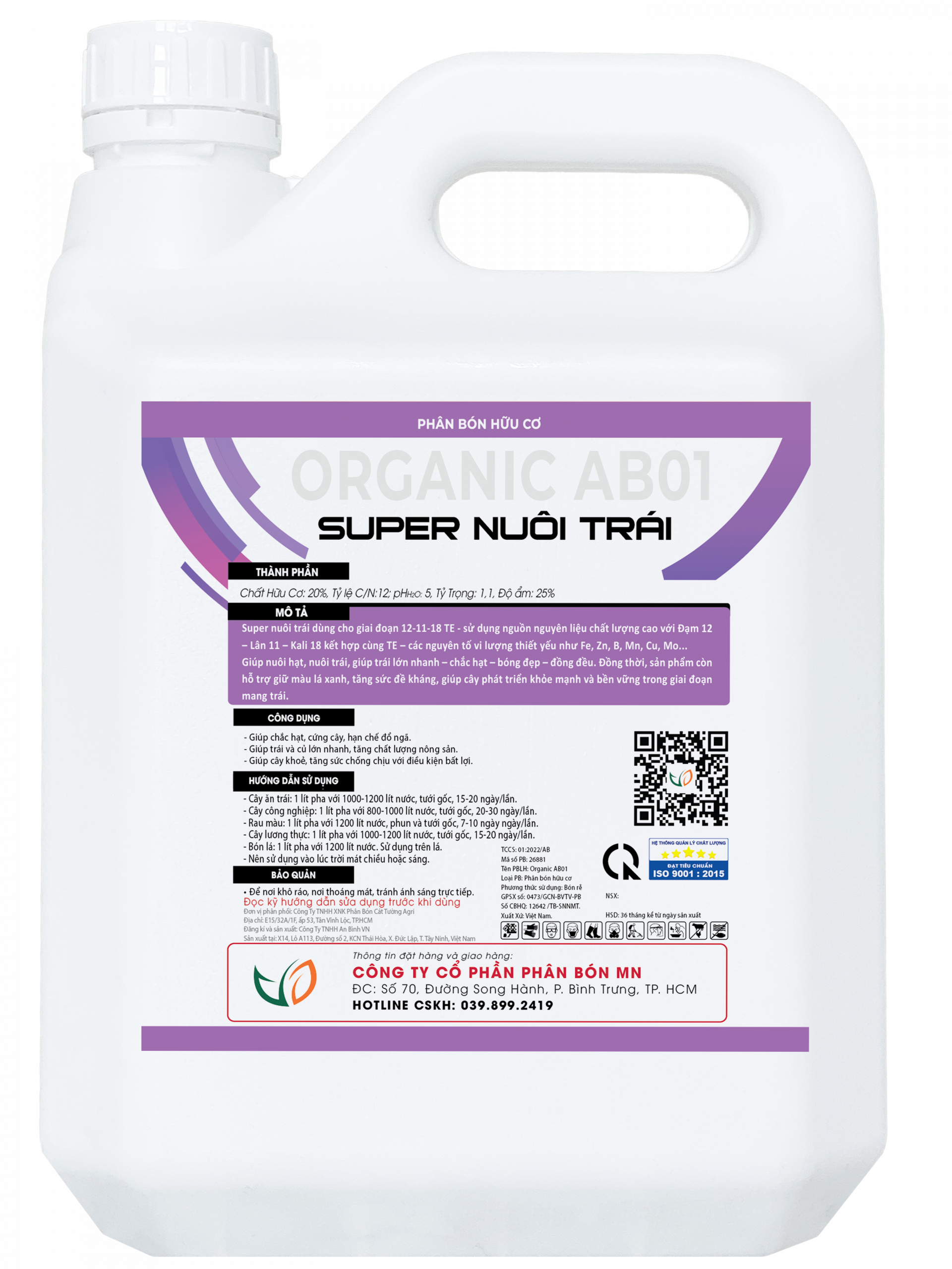 SUPER NUÔI TRÁI 12.11.18+TE (5KG) - Ảnh 2
