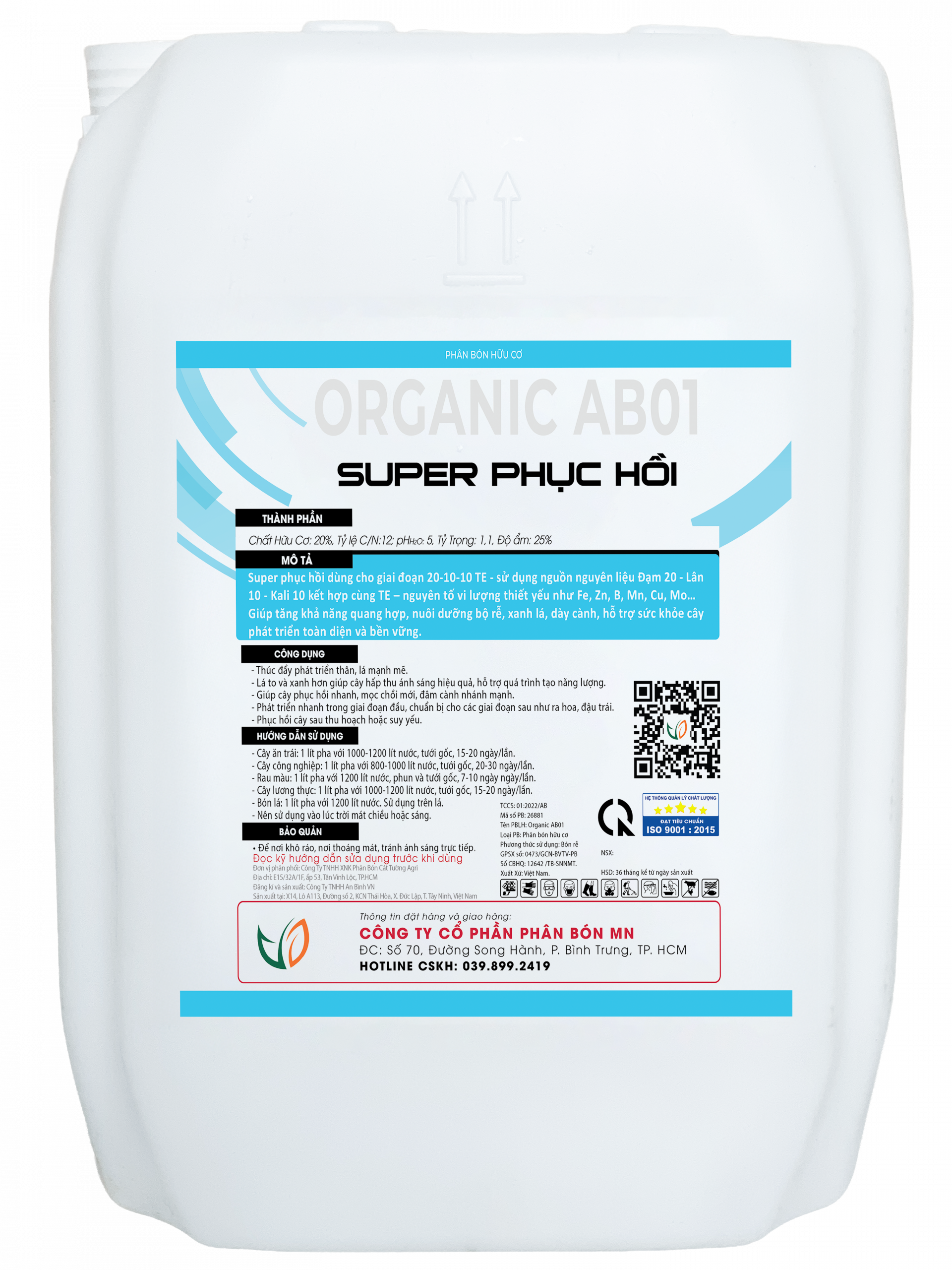 SUPER PHỤC HỒI 20.10.10+TE (20KG) - Ảnh 2