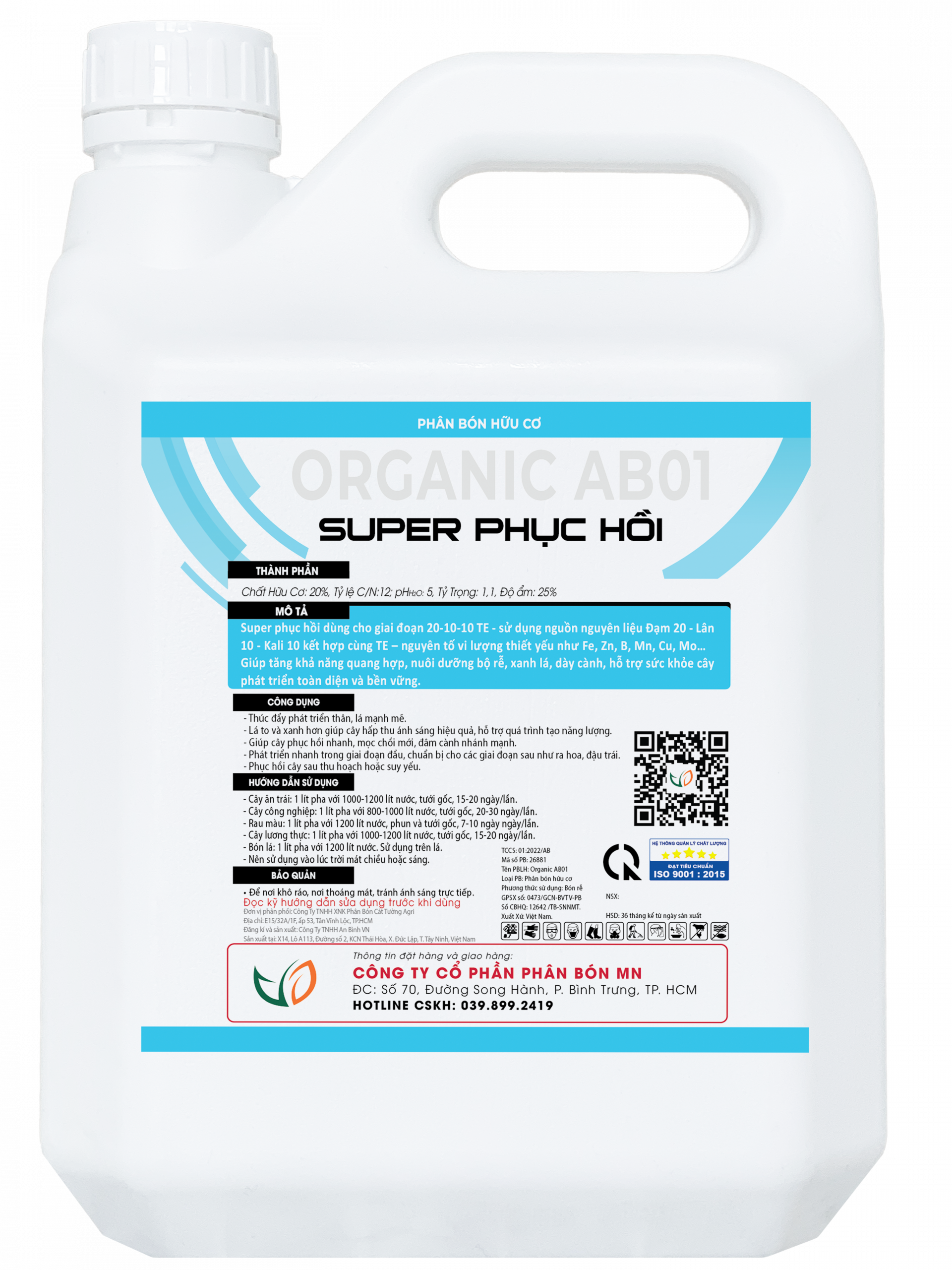 SUPER PHỤC HỒI 20.10.10+TE (5KG) - Ảnh 2