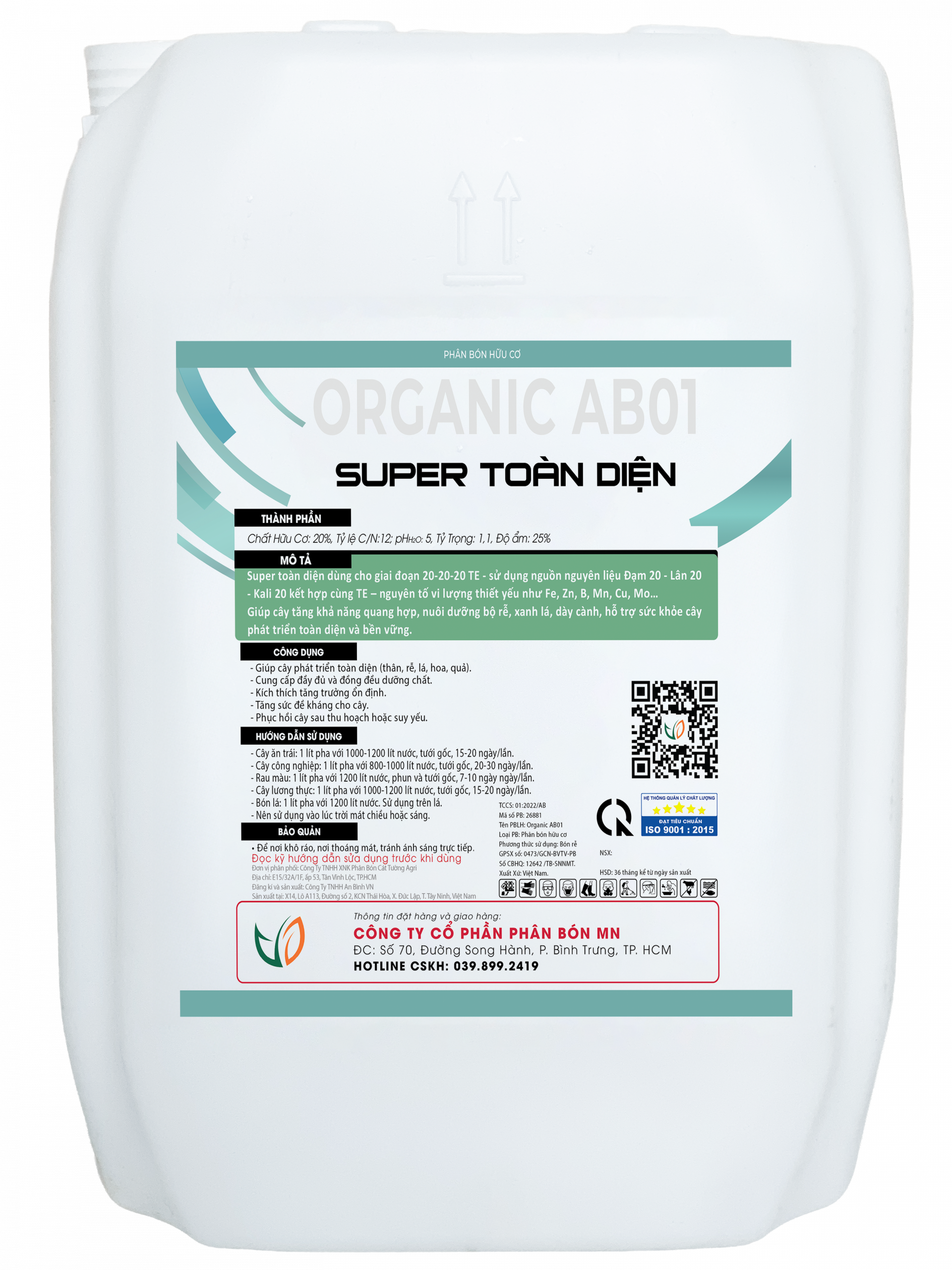 SUPER TOÀN DIỆN 20.20.20+TE (20KG) - Ảnh 2