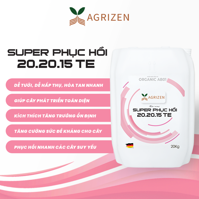 SUPER PHỤC HỒI 20.20.15+TE (20KG)