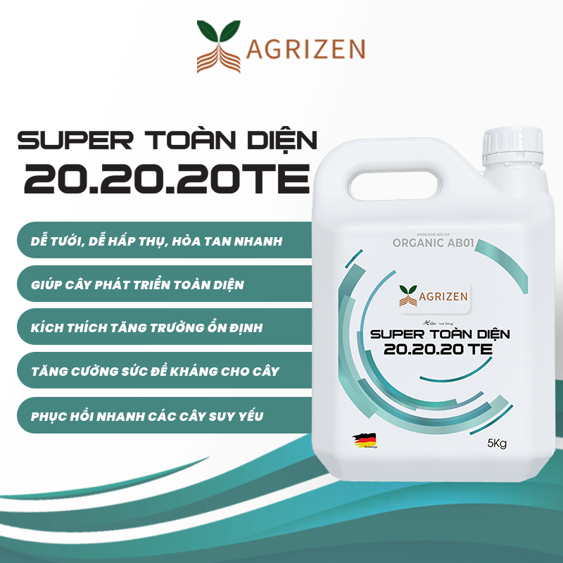 SUPER TOÀN DIỆN 20.20.20+TE (5KG)