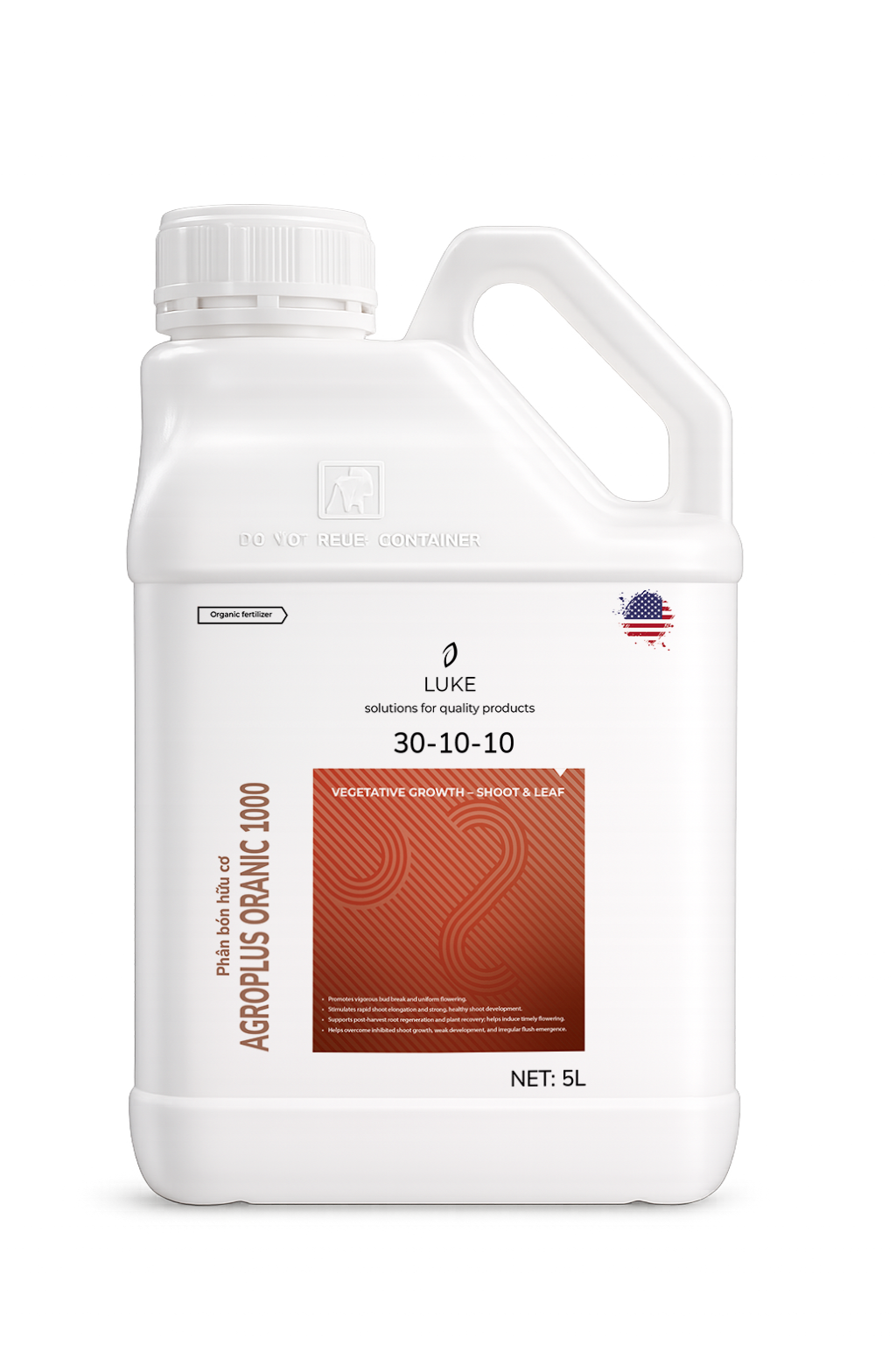 LUKE 30-10-10 NPK NHẬP KHẨU MỸ (5L)